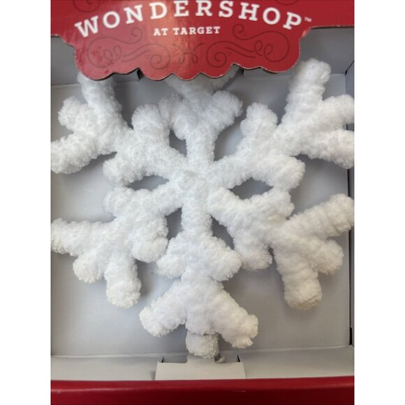 Wondershop Target Unlit Tree Topper 6 “ White Snowflake - Picture 5 of 8